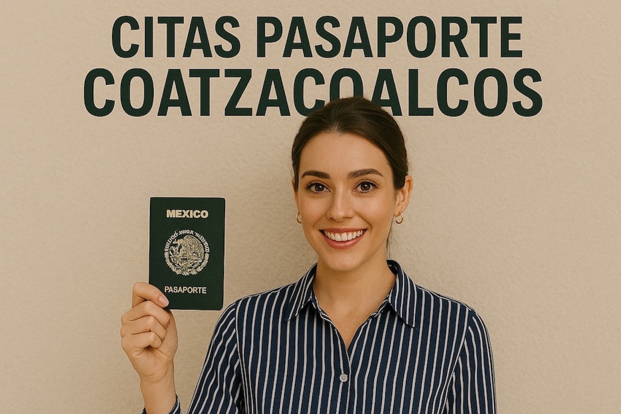Citas de pasaporte en Coatzacoalcos Veracruz